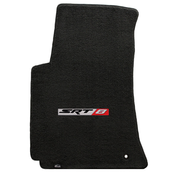 Lloyd Mat's Dodge CHALLENGER 2008-2010 Front and Rear Floor Mats EBONY VELOURTEX SRT8 LOGO - 620026 - (2010 2009 2008)