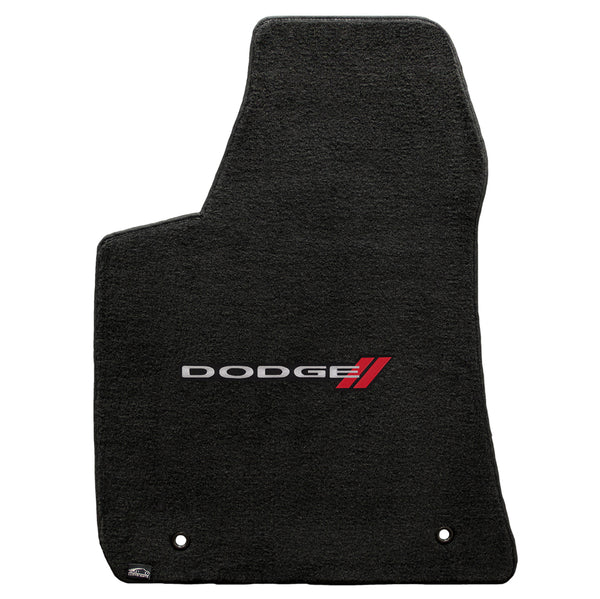 Lloyd Mat's Dodge CHARGER 2011-2016 AWD Front and Rear Floor Mats EBONY VELOURTEX DODGE LOGO - 620034 - (2016 2015 2014 2013 2012 2011)