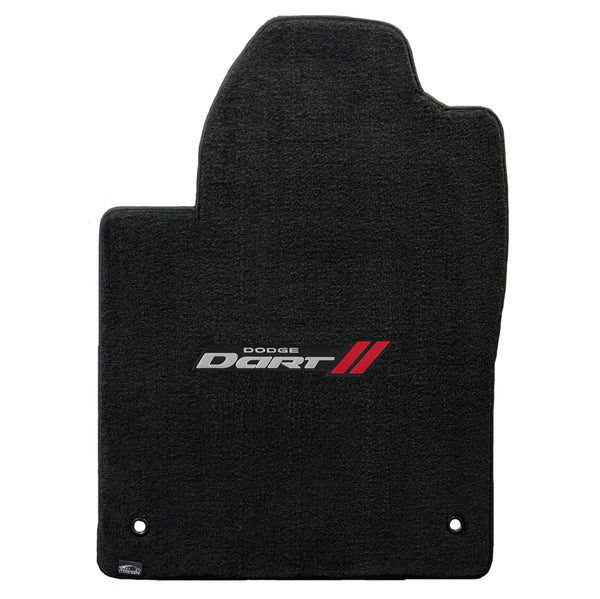 Lloyd Mat's Dodge DART 2013-2016 Front and Rear Floor Mats EBONY VELOURTEX DART LOGO - 620036 - (2016 2015 2014 2013)