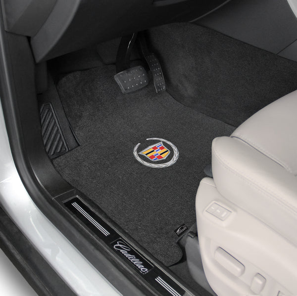 Lloyd Mat's Cadillac SRX 2012-2014 Front and Rear Floor Mats Ebony VELOURTEX CADILLAC LOGO - 620091 - (2014 2013 2012)