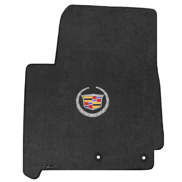 Lloyd Mat's Cadillac SRX 2012-2014 Front and Rear Floor Mats Ebony VELOURTEX CADILLAC LOGO - 620091 - (2014 2013 2012)