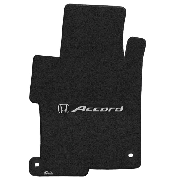 Lloyd Mat's HONDA ACCORD SEDAN 2013-2017 Front and Rear Floor Mats EBONY VELOURTEX ACCORD with H LOGO - 620159 - (2017 2016 2015 2014 2013)