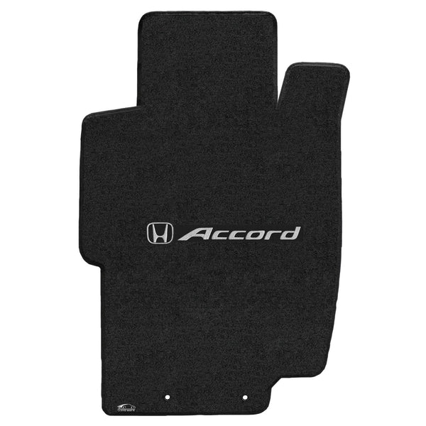 Lloyd Mat's HONDA ACCORD SEDAN 2003-2007 Front and Rear Floor Mats EBONY VELOURTEX ACCORD with H LOGO - 620161 - (2007 2006 2005 2004 2003)