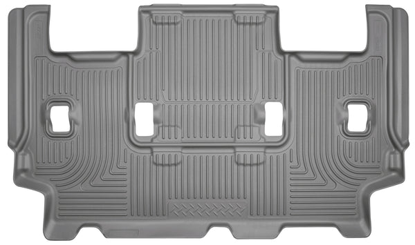 Husky Liners WeatherBeater 3rd Seat Rear Floor Liner Mats for 2015-2017 Ford Expedition EL Platinum - 14322 [2017 2016 2015]