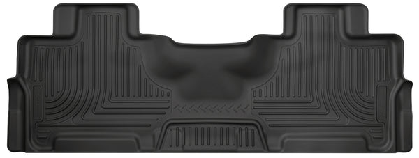 Husky Liners WeatherBeater 2nd Seat Rear Floor Liner Mats for 2011-2017 Ford Expedition XL - 14361 [2017 2016 2015 2014 2013 2012 2011]