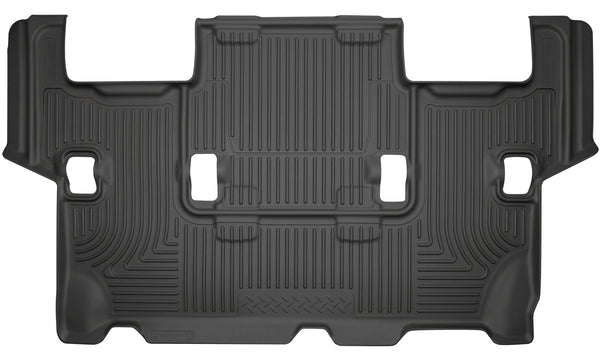 Husky Liners WeatherBeater 3rd Seat Rear Floor Liner Mats for 2015-2017 Ford Expedition Platinum - 14371 [2017 2016 2015]