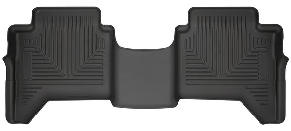 Husky Liners WeatherBeater 2nd Seat Rear Floor Liner Mats for 2019-2019 Ford Ranger Crew Cab Pickup - 14411 [2019]