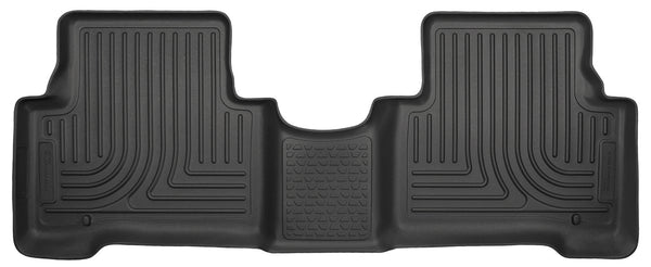 Husky Liners WeatherBeater 2nd Seat Rear Floor Liner Mats for 2013-2018 Hyundai Santa Fe Sport 2.0T - 14851 [2018 2017 2016 2015 2014 2013]