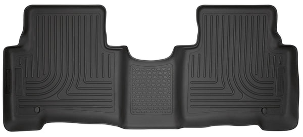 Husky Liners WeatherBeater 2nd Seat Rear Floor Liner Mats for 2013-2017 Hyundai Santa Fe Limited - 14861 [2017 2016 2015 2014 2013]