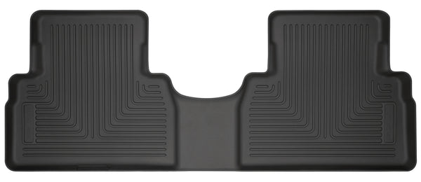 Husky Liners WeatherBeater 2nd Seat Rear Floor Liner Mats for 2019-2019 Hyundai Santa Fe - 14871 [2019]