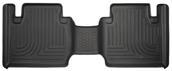 Husky Liners WeatherBeater 2nd Seat Rear Floor Liner Mats for 2012-2019 Toyota Tacoma Extended Cab Pickup - 14941 [2019 2018 2017 2016 2015 2014 2013 2012]