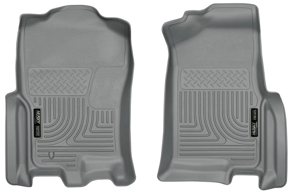 Husky Liners WeatherBeater Front Floor Liners Mat for 2007-2010 Ford Expedition - 18392 [2010 2009 2008 2007]