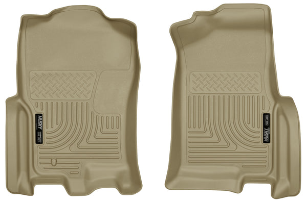 Husky Liners WeatherBeater Front Floor Liners Mat for 2007-2010 Ford Expedition - 18393 [2010 2009 2008 2007]