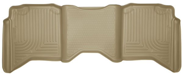 Husky Liners WeatherBeater 2nd Seat Rear Floor Liner Mats for 2009-2010 Dodge Ram 1500 Crew Cab Pickup - 19063 [2010 2009]