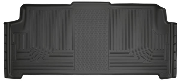 Husky Liners WeatherBeater 2nd Seat Rear Floor Liner Mats for 2008-2019 Dodge Grand Caravan - 19081 [2019 2018 2017 2016 2015 2014 2013 2012 2011 2010 2009 2008]