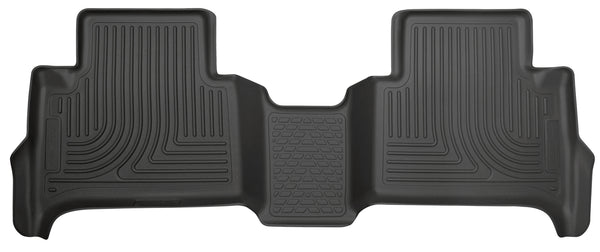 Husky Liners WeatherBeater 2nd Seat Rear Floor Liner Mats for 2015-2019 Chevrolet Colorado Crew Cab Pickup - 19111 [2019 2018 2017 2016 2015]