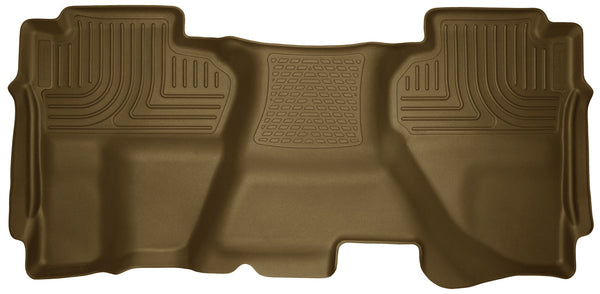 Husky Liners WeatherBeater 2nd Seat Rear Floor Liner Mats (Full Coverage) for 2008-2013 GMC Sierra 1500 Extended Cab Pickup - 19193 [2013 2012 2011 2010 2009 2008]