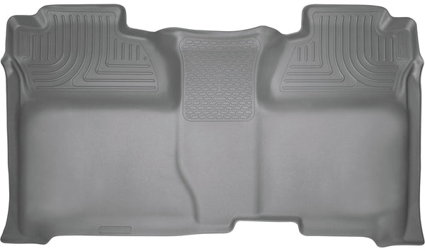 Husky Liners WeatherBeater 2nd Seat Rear Floor Liner Mats (Full Coverage) for 2014-2018 Chevrolet Silverado 1500 Crew Cab Pickup - 19232 [2018 2017 2016 2015 2014]