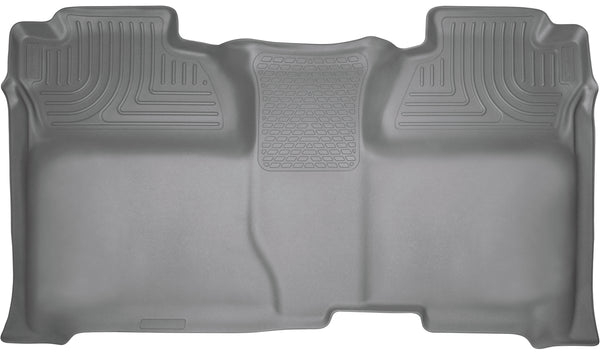 Husky Liners WeatherBeater 2nd Seat Rear Floor Liner Mats (Full Coverage) for 2015-2019 GMC Sierra 2500 HD Crew Cab Pickup - 19232 [2019 2018 2017 2016 2015]