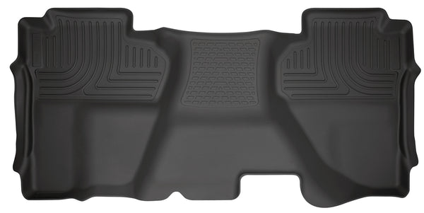 Husky Liners WeatherBeater 2nd Seat Rear Floor Liner Mats (Full Coverage) for 2015-2019 Chevrolet Silverado 2500 HD Extended Cab Pickup - 19241 [2019 2018 2017 2016 2015]