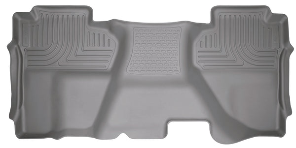 Husky Liners WeatherBeater 2nd Seat Rear Floor Liner Mats (Full Coverage) for 2015-2019 Chevrolet Silverado 2500 HD Extended Cab Pickup - 19242 [2019 2018 2017 2016 2015]