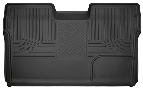 Husky Liners WeatherBeater 2nd Seat Rear Floor Liner Mats (Full Coverage) for 2009-2014 Ford F-150 Crew Cab Pickup - 19331 [2014 2013 2012 2011 2010 2009]