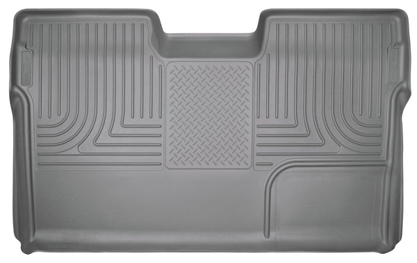Husky Liners WeatherBeater 2nd Seat Rear Floor Liner Mats (Full Coverage) for 2009-2014 Ford F-150 Crew Cab Pickup - 19332 [2014 2013 2012 2011 2010 2009]
