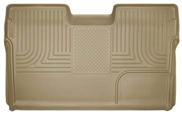 Husky Liners WeatherBeater 2nd Seat Rear Floor Liner Mats (Full Coverage) for 2009-2014 Ford F-150 Crew Cab Pickup - 19333 [2014 2013 2012 2011 2010 2009]