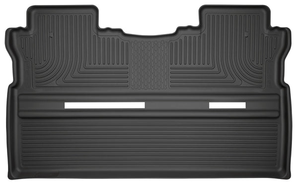 Husky Liners WeatherBeater 2nd Seat Rear Floor Liner Mats for 2017-2019 Honda Ridgeline - 19431 [2019 2018 2017]