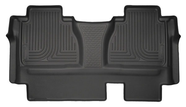 Husky Liners WeatherBeater 2nd Seat Rear Floor Liner Mats (Full Coverage) for 2014-2020 Toyota Tundra Crew Cab Pickup - 19561 [2020 2019 2018 2017 2016 2015 2014]