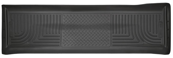 Husky Liners WeatherBeater 2nd Seat Rear Floor Liner Mats for 2011-2016 Ford F-250 Super Duty Crew Cab Pickup - 19701 [2016 2015 2014 2013 2012 2011]