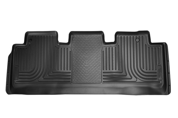 Husky Liners WeatherBeater 2nd Seat Rear Floor Liner Mats for 2011-2017 Honda Odyssey - 19881 [2017 2016 2015 2014 2013 2012 2011]