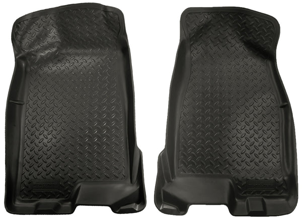 Husky Liners Classic Style Front Floor Liners Mat for 2004-2012 GMC Canyon Crew Cab Pickup - 32511 [2012 2011 2010 2009 2008 2007 2006 2005 2004]