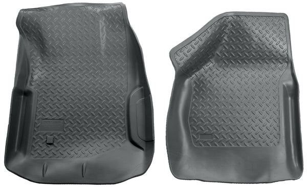 Husky Liners Classic Style Front Floor Liners Mat for 2000-2007 Ford F-350 Super Duty Crew Cab Pickup - 33852 [2007 2006 2005 2004 2003 2002 2001 2000]