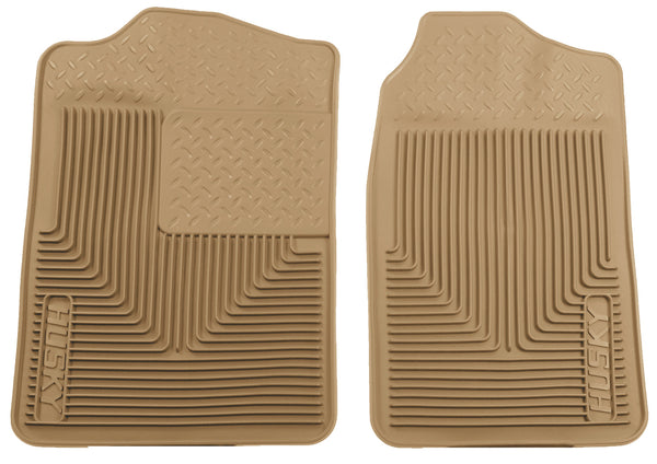 Husky Liners Heavy Duty Front Floor Mats for 1999-2000 GMC C2500 Crew Cab Pickup - 51013 [2000 1999]