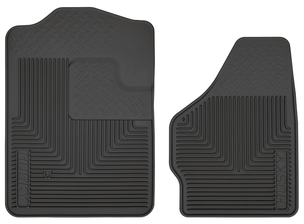 Husky Liners Heavy Duty Front Floor Mats for 1999-2010 Ford F-250 Super Duty - 51201 [2010 2009 2008 2007 2006 2005 2004 2003 2002 2001 2000 1999]