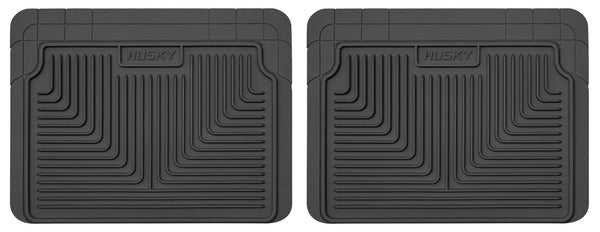 Husky Liners Heavy Duty 2nd Or 3rd Seat Rear Floor Mats for 2010-2012 Toyota Tacoma Crew Cab Pickup - 52021 [2012 2011 2010]