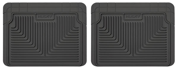 Husky Liners Heavy Duty 2nd Or 3rd Seat Rear Floor Mats for 1991-2009 Ford Explorer - 52021 [2009 2008 2007 2006 2005 2004 2003 2002 2001 2000 1999 1998 1997 1996 1995 1994 1993 1992 1991]