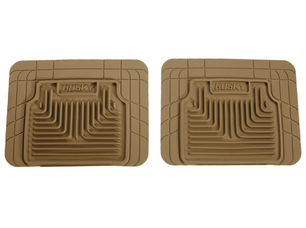 Husky Liners Heavy Duty 2nd Or 3rd Seat Rear Floor Mats for 2011-2012 Chevrolet Silverado 3500 HD Extended Cab Pickup - 52033 [2012 2011]