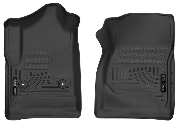 Husky Liners X-act Contour Front Floor Liners Mat for 2015-2019 Chevrolet Silverado 2500 HD Standard Cab Pickup - 52741 [2019 2018 2017 2016 2015]