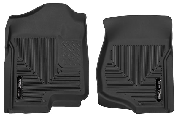 Husky Liners X-act Contour Front Floor Liners Mat for 2007-2007 GMC Sierra 1500 SLT Extended Cab Pickup - 53101 [2007]