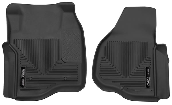 Husky Liners X-act Contour Front Floor Liners Mat for 2011-2016 Ford F-250 Super Duty Extended Cab Pickup - 53301 [2016 2015 2014 2013 2012 2011]