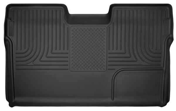 Husky Liners X-act Contour 2nd Seat Rear Floor Liner Mats (Full Coverage) for 2009-2014 Ford F-150 Crew Cab Pickup - 53391 [2014 2013 2012 2011 2010 2009]
