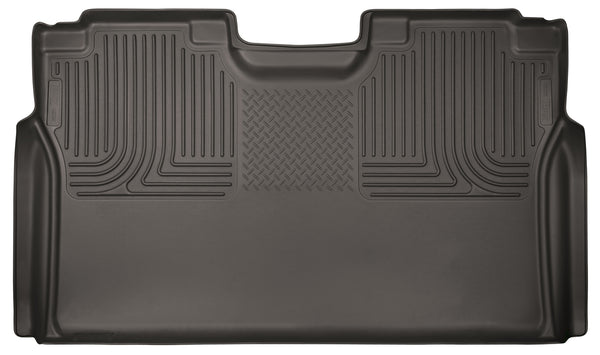 Husky Liners X-act Contour 2nd Seat Rear Floor Liner Mats (Full Coverage) for 2015-2019 Ford F-150 Crew Cab Pickup - 53490 [2019 2018 2017 2016 2015]