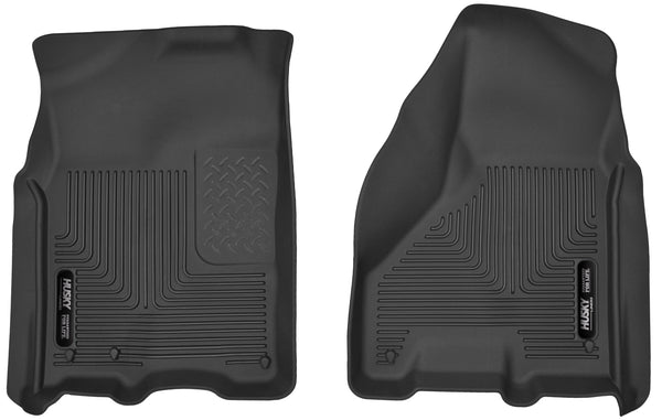 Husky Liners X-act Contour Front Floor Liners Mat for 2011-2018 Ram 3500 Crew Cab Pickup - 53511 [2018 2017 2016 2015 2014 2013 2012 2011]