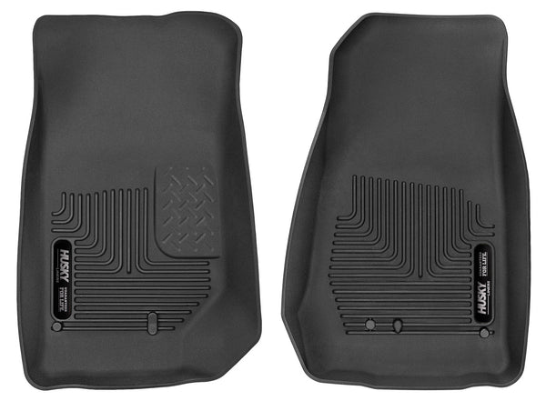 Husky Liners X-act Contour Front Floor Liners Mat for 2007-2017 Jeep Wrangler - 53571 [2017 2016 2015 2014 2013 2012 2011 2010 2009 2008 2007]