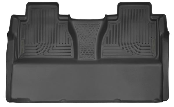 Husky Liners X-act Contour 2nd Seat Rear Floor Liner Mats (Full Coverage) for 2014-2020 Toyota Tundra Extended Crew Cab Pickup - 53841 [2020 2019 2018 2017 2016 2015 2014]