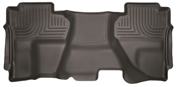 Husky Liners X-act Contour 2nd Seat Rear Floor Liner Mats (Full Coverage) for 2015-2019 Chevrolet Silverado 2500 HD Extended Cab Pickup - 53910 [2019 2018 2017 2016 2015]