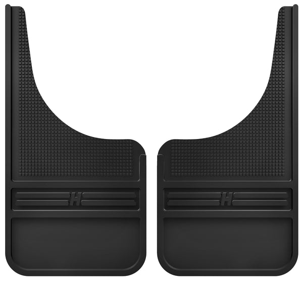 Husky Liners MudDog Mud Flaps Rubber Front - 12IN w/o Weight for 2007-2020 Chevrolet Silverado 3500 HD - 55000 [2020 2019 2018 2017 2016 2015 2014 2013 2012 2011 2010 2009 2008 2007]