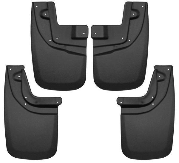 Husky Liners Mud Guards Front and Rear Set for 2005-2014 Toyota Tacoma - 56936 [2014 2013 2012 2011 2010 2009 2008 2007 2006 2005]